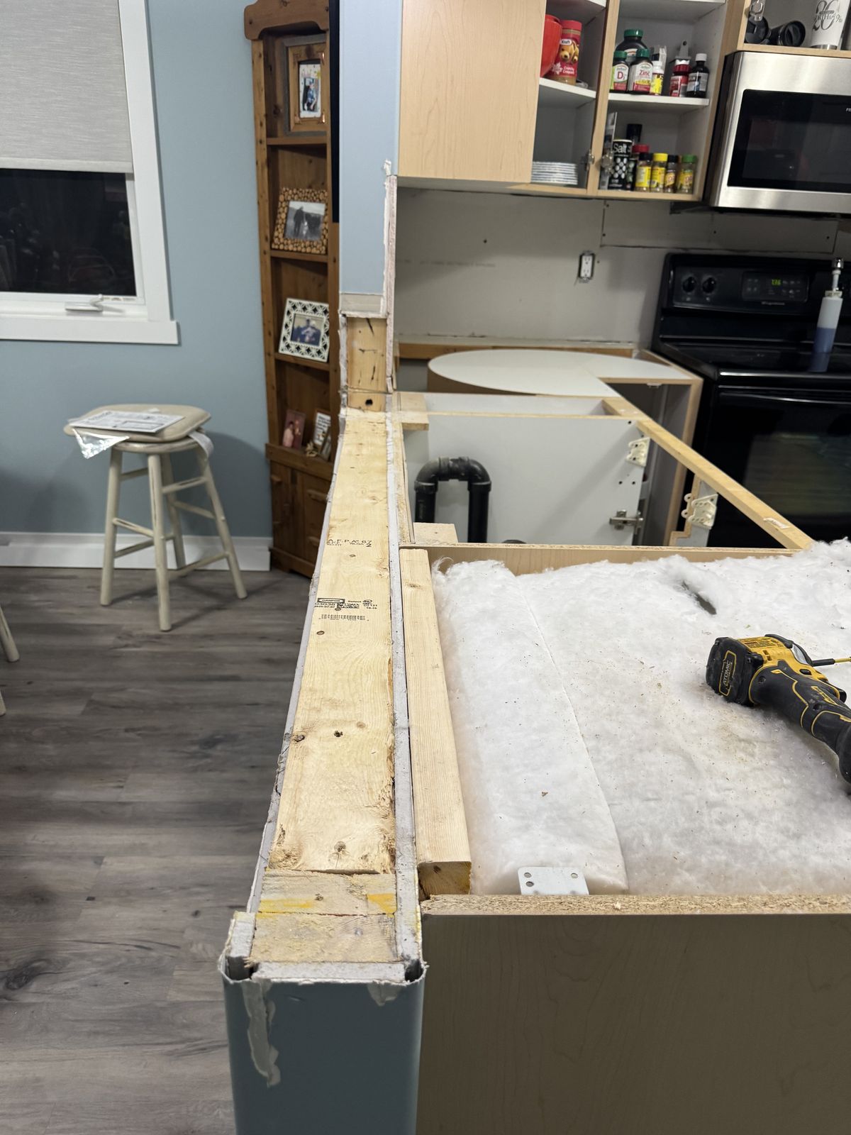 Kitchen build progress 2