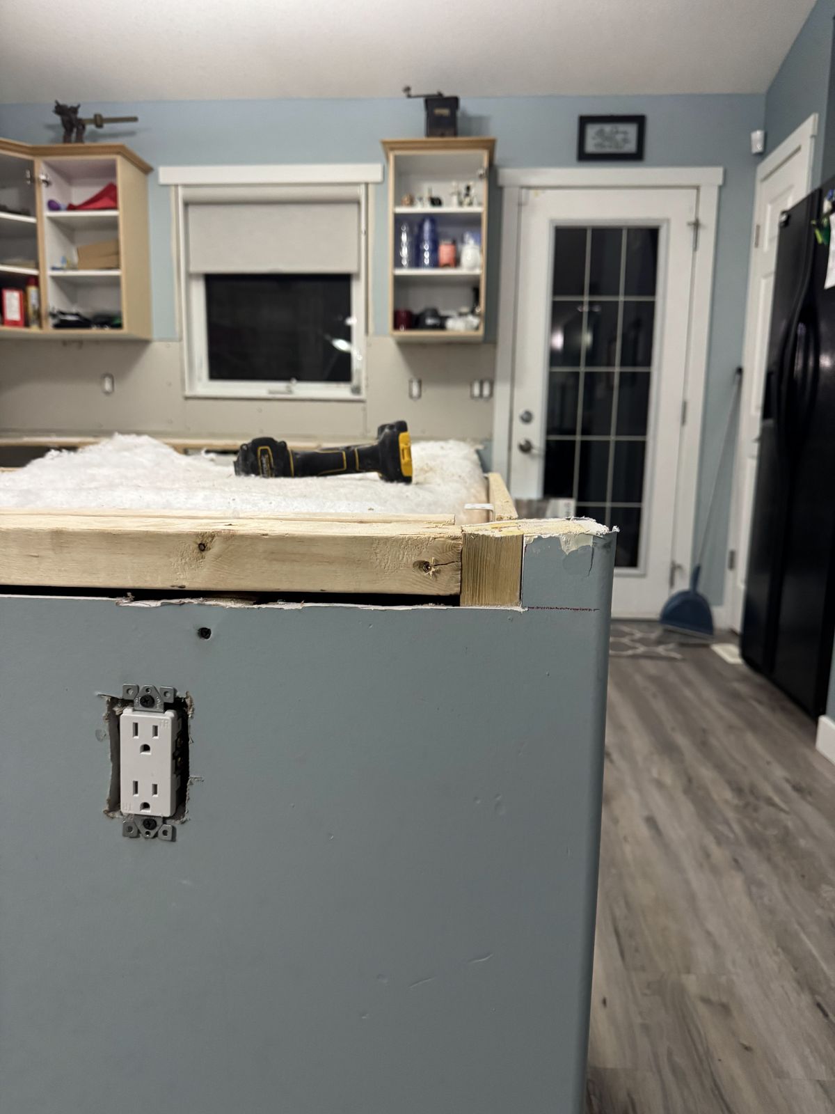 Kitchen build progress 3