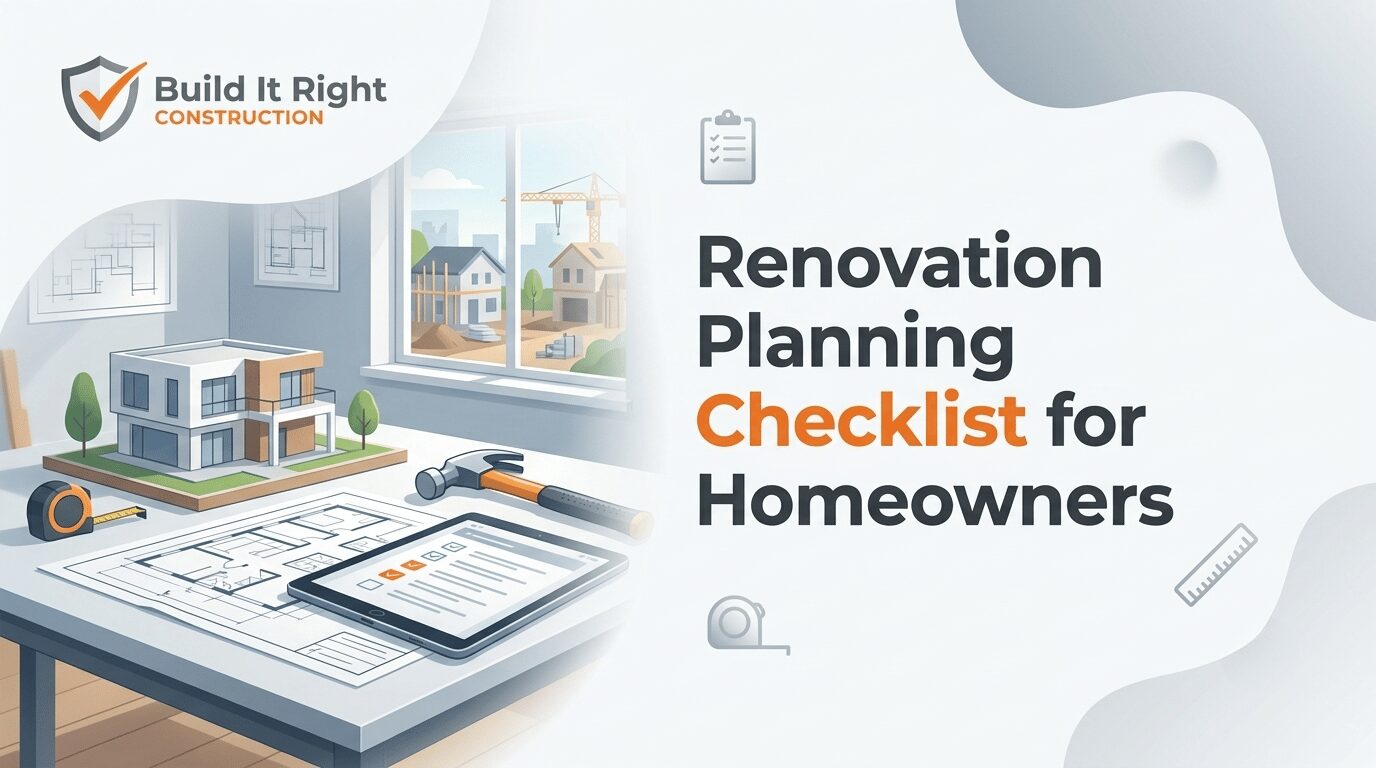 Renovation Planning Checklist for Homeowners