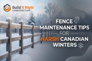 Fence Maintenance Tips for Harsh Canadian Winters