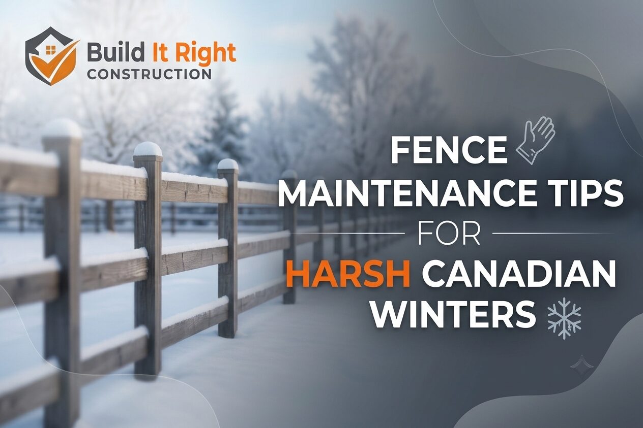 Fence Maintenance Tips for Harsh Canadian Winters