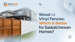 Wood vs Vinyl Fences: Which Is Better for Saskatchewan Homes?