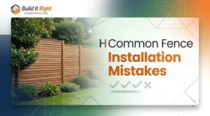 Common Fence Installation Mistakes