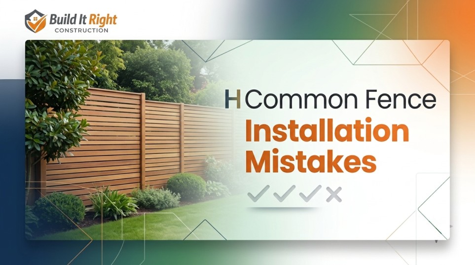 Common Fence Installation Mistakes
