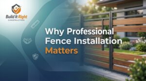 Why Professional Fence Installation Matters