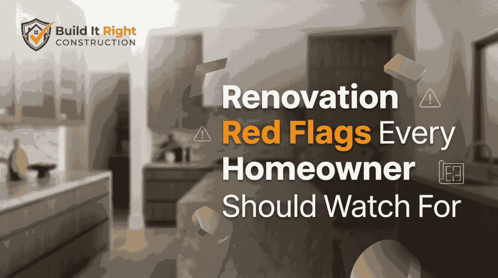 Renovation Red Flags Every Homeowner