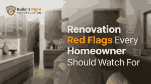 Renovation Red Flags Every Homeowner