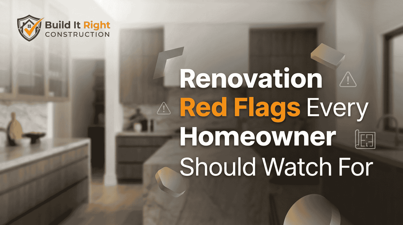 Renovation Red Flags Every Homeowner